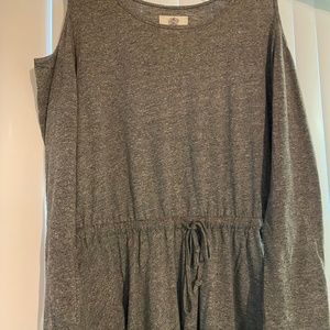 Anthropologie Dress Grey- Size Medium